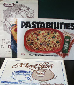 5 Kraft Advertising Cookbooklets 20th Century
