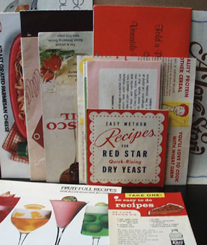 15 Advertisements And Recipes Booklets 20th Century