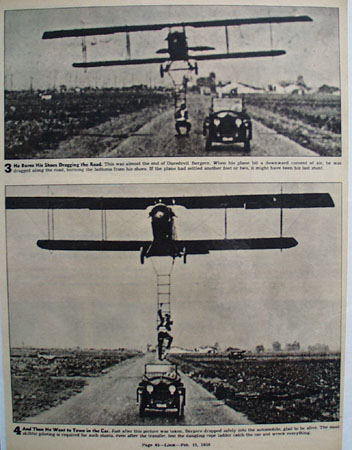 Dare Devil Hops A Plane Article 1938 Ad