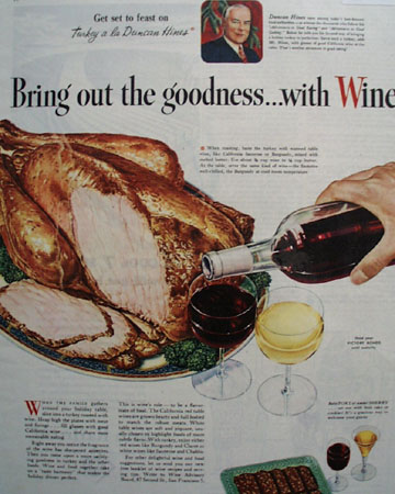 Wine Advisory Board Duncan Hines 1945 Ad