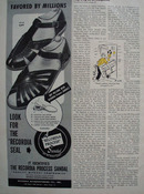 The Recordia Process Sandal 1948 Ad.