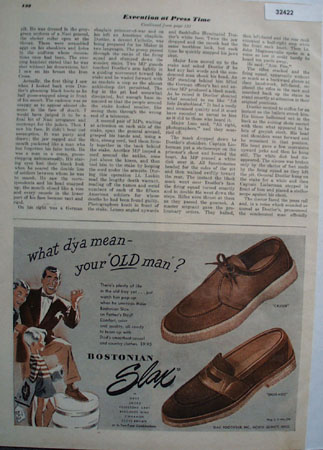 Bostonian Slax Footwear 1948 Ad