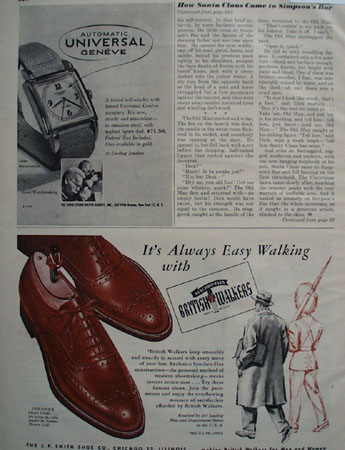 British Walkers Easy Walking 1948 Ad
