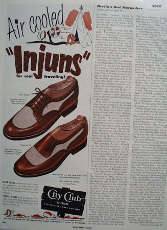 City Club Air Cooled Injuns 1951 Ad