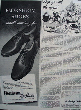 Florsheim Shoes Worth Waiting For 1945 Ad