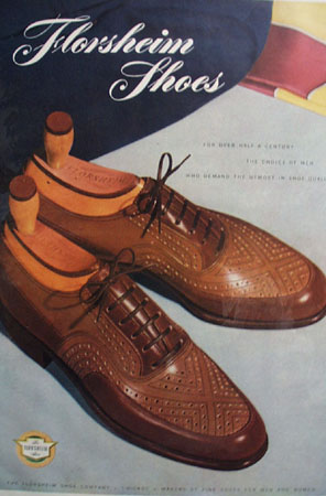Florsheim Shoes Choice of Men 1948 Ad