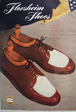 Florsheim Shoes American Standard 1948 Ad