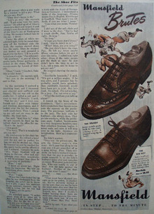 Mansfield Shoes In Step To The Minute 1947 Ad