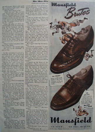 Mansfield Shoes In Step To The Minute 1947 Ad