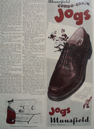 Mansfield Shoes Cordo Grain 1948 Ad