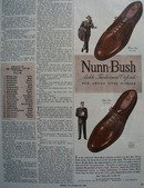 Nunn Bush Shoes Added Style Mileage 1944 Ad
