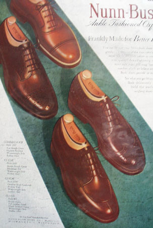 Nunn Bush Shoes Frankly Made 1948 Ad