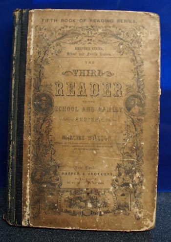 Third Reader 1860, Harpers series by Willson