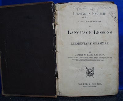 Lessons in English by Albert N Raub, Philadelphia