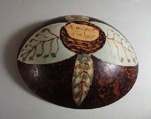 Wood Burned small bowl