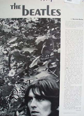 The Beatles Where Their Songs Come From Article 1968