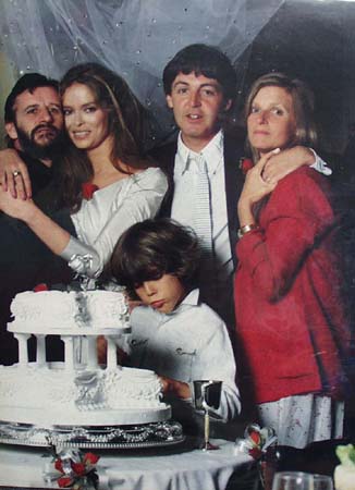 Ringo Starrs Wedding Article with Pictures 1981