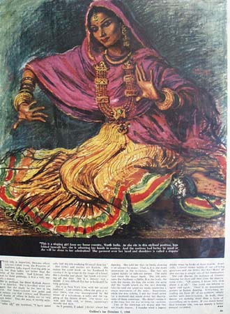 Lilavati A Dancer From India Article and Picture 1944
