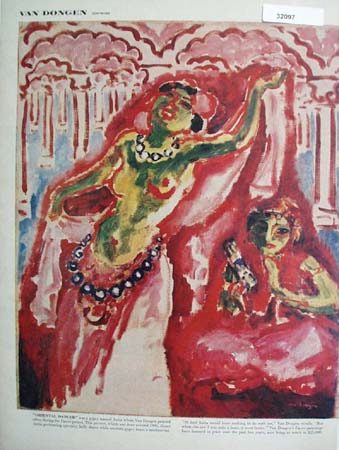 Oriental Dancer by Van Dongen Picture 1960