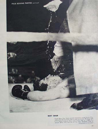 Prize Boxing Photos 1949