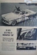 DeSoto Sets Pace Indianapolis 500 Picture 1956