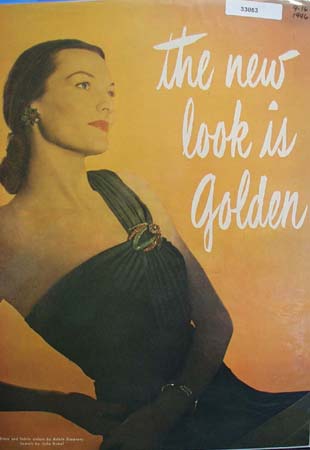 DuBarry New Look Is Golden Ad 1946
