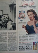 Jeanne Crain and Westmore Make Up Ad 1951