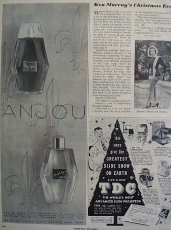 Anjou Perfume Christmas Ad
