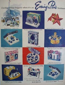 Evening In Paris Christmas Ad 1953