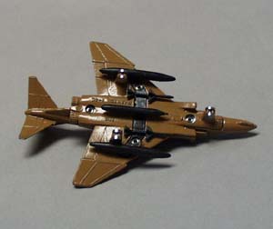 Metal realistic airplane F4C Phantom