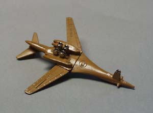 Metal realistic airplane B1 Bomber
