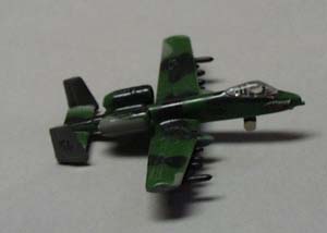Metal realistic airplane A10A Fairchild Republic