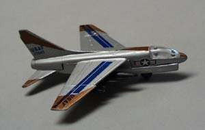 Metal realistic airplane Cosair II