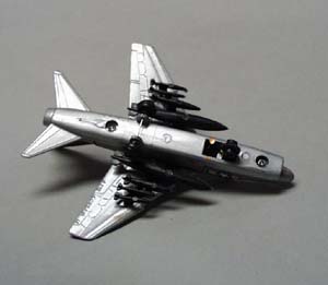 Metal realistic airplane Cosair II