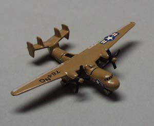 Metal realistic airplane Hawkeye