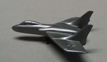 Plastic mini airplane jewelry pin
