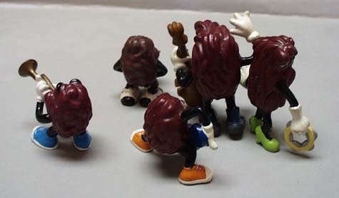 California Raisens Figurines 1988 by Applause