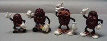 California Raisens Figurines 1988 by Applause