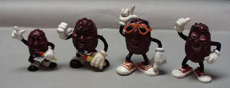 California Raisens Figurines 1988 by Applause
