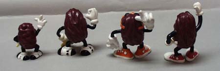 California Raisens Figurines 1988 by Applause