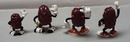 California Raisens Figurines 1988 by Applause