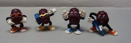 California Raisens Figurines 1988 by Applause