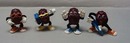 California Raisens Figurines 1988 by Applause