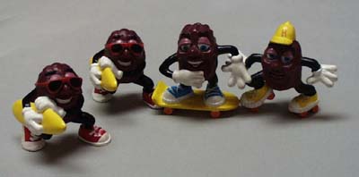 California Raisens Figurines 1988 by Applause