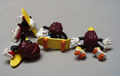 California Raisens Figurines 1988 by Applause