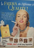 Fatima Cigarettes Smokers Agree Fatima Best 1951 Ad