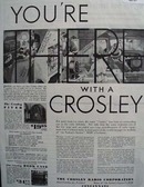 Crosley Radio And Appliances 1932 Ad