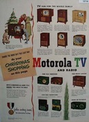 Motorola TV And Radio Right Gift 1950 Ad