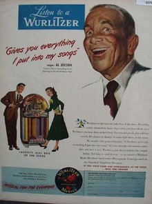 Wurlitzer Music Al Jolson 1948 Ad
