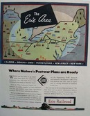 Erie Railroad The Erie Area 1944 Ad